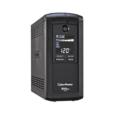 UPS de 850 VA/510 W, Topología Línea Interactiva, Entrada 120 Vca NEMA 5-15P, Tipo Mini Torre, Con 9 Tomas NEMA 5-15R