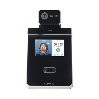 FaceStation 2 Lector Facial/ Notificación por Temperatura Alta /  Bluetooth MultiClass SE Dual RFID (125KHZ EM HID PROX 13.56MHZ Mifare DesFire / EV1 FELICA ICLASS S) Compatible con BioStar2