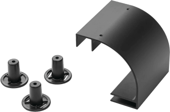 Accesorio de Bajada de Cable, Para Instalación en Escalerilla Hoffman, de Aluminio, Color Negro