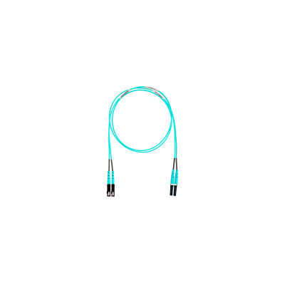 Jumper de Fibra Optica Multimodo 50/125 OM4, LC-SC Duplex, LSZH, Color Aqua, 6 Metros (19.69 Pies)