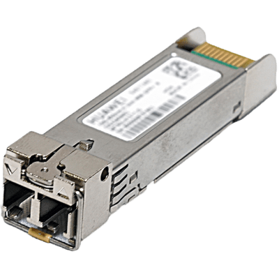 Transceptor Optico SFP+ MiniGibic / 10Gbps de velocidad / Multimodo / 850nm / Hasta 100m de distancia / Conector LC