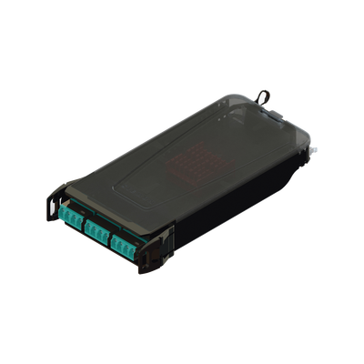 Cassette para Empalme (Fusión) LightVerse, Hasta 12 Fibras, Conectores LC/UPC Shuttered, para Fibra Multimodo OM3, 900um, 1 Metro (3.28 Pies)