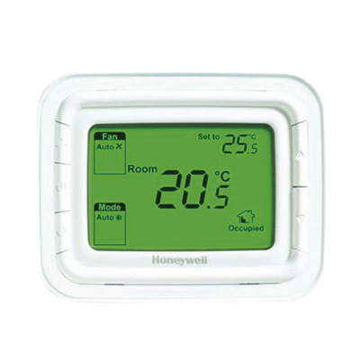 Termostato No Programable, Horizontal 2 o 4 TUBOS, 220 VAC, Pantalla Verde