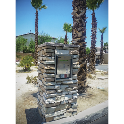 Control de acceso /Gabinete para sobreponer / 2 puertas / 3000 números telefónicos / 11 digitos / Directorio en pantalla / Linea análoga o digital / Expandible a 16 puertas / Programable por PC - Imagen 6