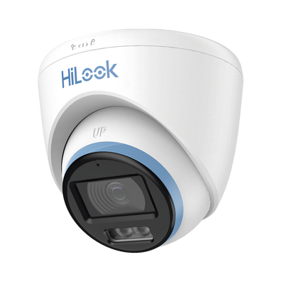 [Dual Light + ColorVu] Turret TurboHD 3K / 5Megapixel / Lente 3.6 mm / 40mts IR EXIR + 40mts Luz Blanca / Micrófono Integrado / Exterior IP67 / dWDR