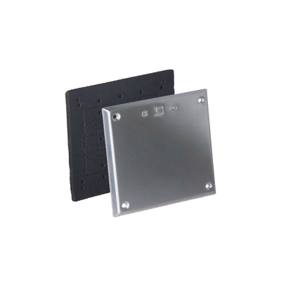 Tapa cuadrada ciega de aluminio con PVC Uretano