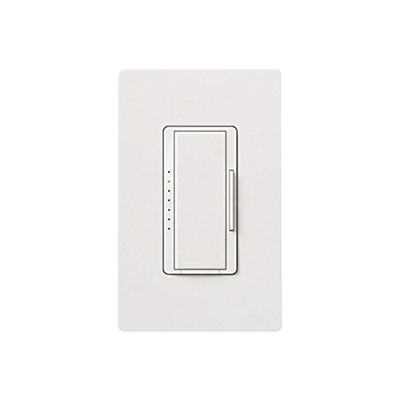 Dimmer para iluminación CFL/LED o Incandescente/Halogeno 600 Watt Max, blanco