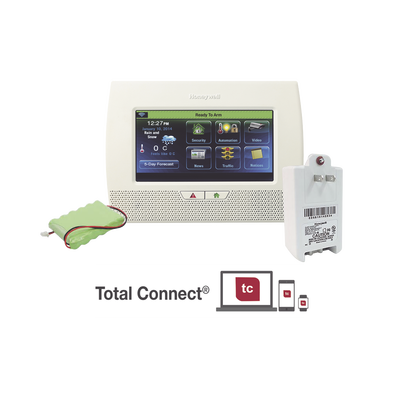 Sistema de Alarma inalambrico con pantalla Touch de 7" WiFi, Automatizacion con Z-Wave