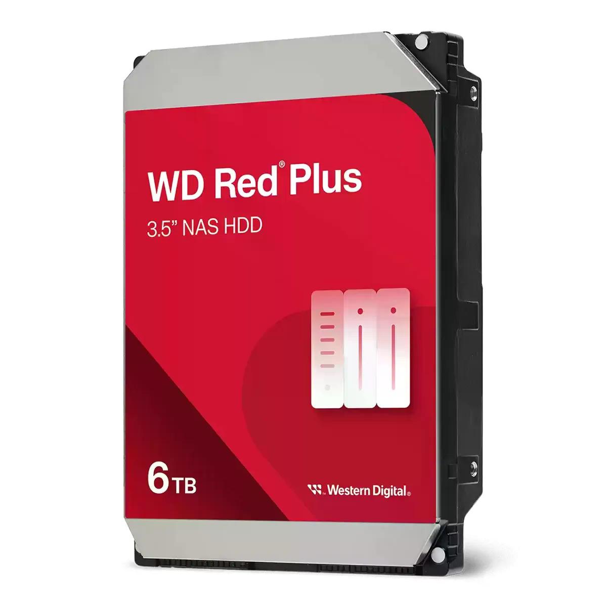 DISCO DURO INTERNO WD RED 6TB 3.5 256MB SATA 5400 NAS  (WD60EFPX)