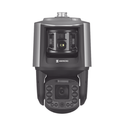 [TandemVu] Domo PTZ IP 4 Megapixel con 40X Zoom con Cámara Optica Fija de 4 Megapixel Lente 12.4 mm y Cámara Térmica 384 x 288 con Lente 25 mm / Protección perimetral 
