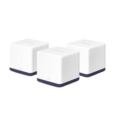 KIT de Sistema Inalámbrico H50G Mesh / Doble banda 2.4GHz y 5GHz AC 1900Mbps / 3 Puertos 10/100/1000 Mbps / Control vía App / Roaming Continuo