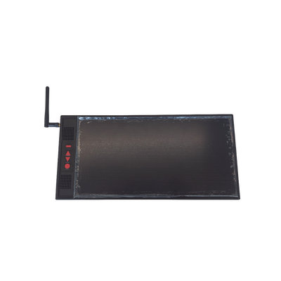 Panel Informativo LED Alfanumérico / 2x6 Dígitos / RF 433,92 MHz ±75k / 1W / Sensibilidad 106 dB / Montaje en Pared / Alimentación 110/230 VA / Incluye Configuración y Alimentación