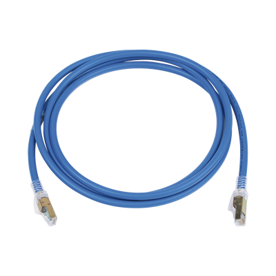 Patch Cord Z-MAX Cat6A UTP, CM/LS0H, 2.13 Metros (7 Pies), Color Azul