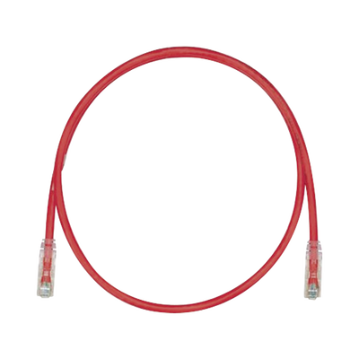 Cable de Parcheo TX6, UTP Cat6, 24 AWG, CM, Color Rojo, 3ft