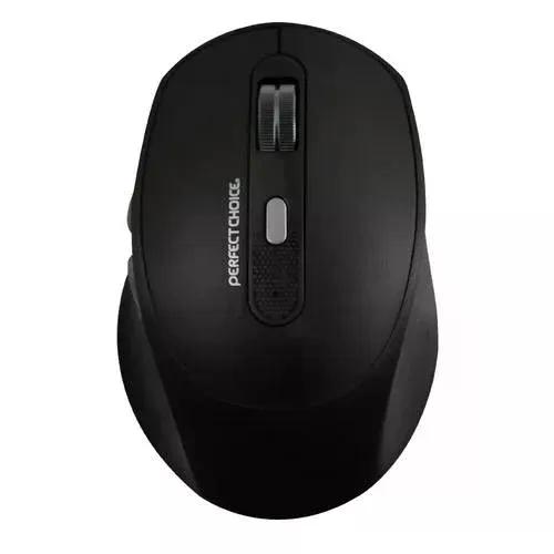 MOUSE PERFECT CHOICE CLIX PC 045144 HASTA 1.600 DPI 5 BOTONES USB. COLOR NEGRO