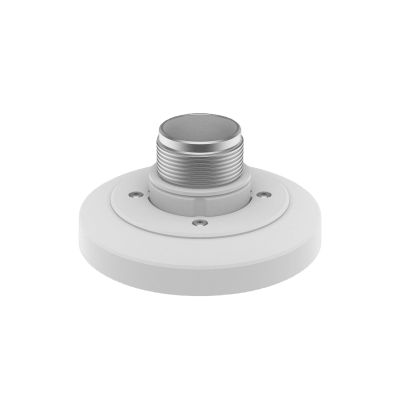 Adaptador tipo Plato necesario para montar en Pared o Techo Cámaras Hanwha serie QND, QNV-C