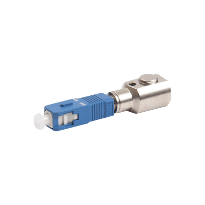 Adaptador de Fibra Óptica Desnuda para Realizar Mediciones y Pruebas en Hilos de Fibra sin Conector