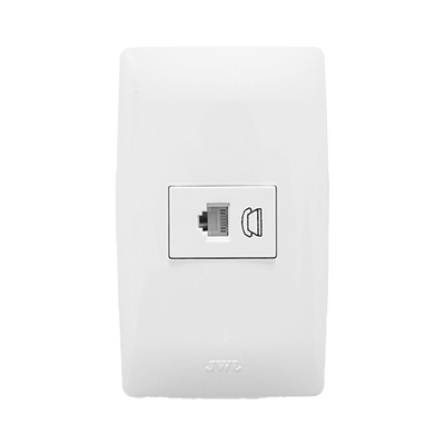 Toma Telefónica / Color Blanco.