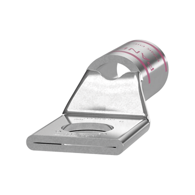 Zapata de compresión LCA1/0-38-X para cal. 1/0 Awg, Barreno para tornillo prisionero de 3/8, 1 Pz