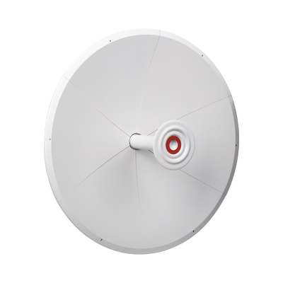 Antena direccional para C5x, B5X, Doble polaridad 45 ° y 90 °, 4.9 - 6.5 GHz, 2 ft, Ganancia de 30 dBi, Montaje incluido  