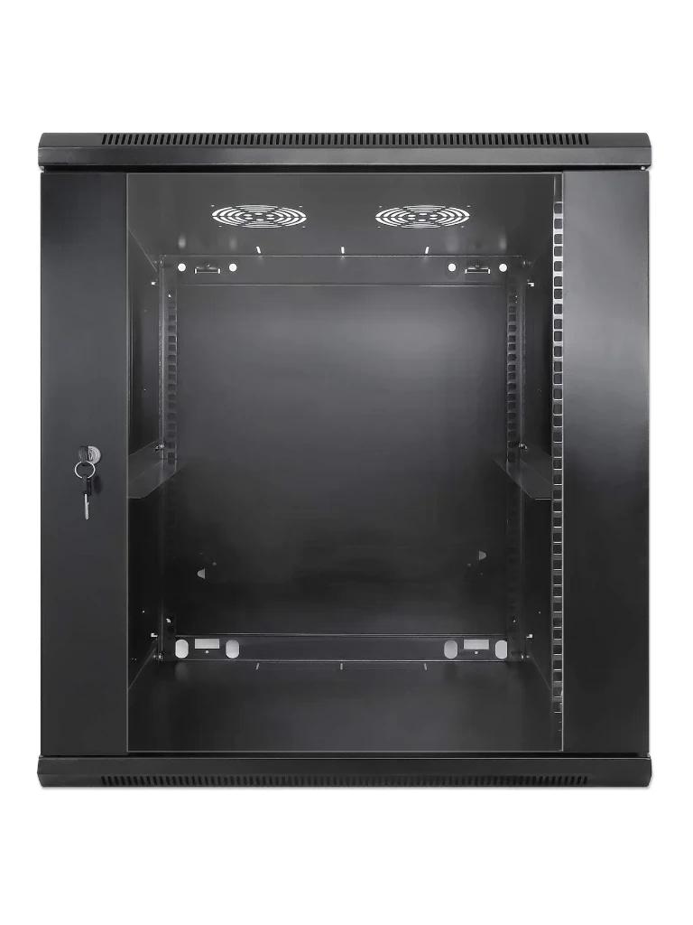INTELLINET - 712088 - Gabinete mural de 19", 12U, Ensamblado / 12U, 600 mm de profundidad, Ensamblado, negro
