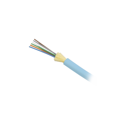 Cable de Fibra Óptica de 6 Hilos, Interior, Tight Buffer, No Conductiva (Dieléctrica), Plenum, Multimodo OM3 50/125 Optimizada, 1 Metro (3.28 Pies)