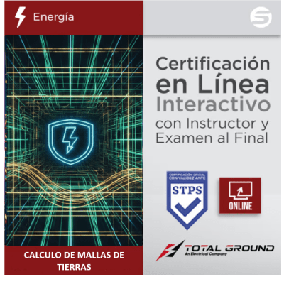 Certificación Virtual en Cálculo de Mallas de Tierras (Válida Ante Secretaría del Trabajo)