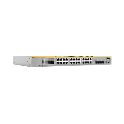 10 Gigabit Layer 3 Stackable Switch, 24x 100M/1/2.5/5/10G, 4x SFP+ ports, US Power Cord.