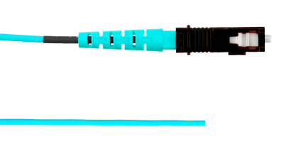 Pigtail de Fibra Óptica SC Simplex, Multimodo OM3 50/125, 900um, Color Aqua, 2 Metros (6.56 Pies)