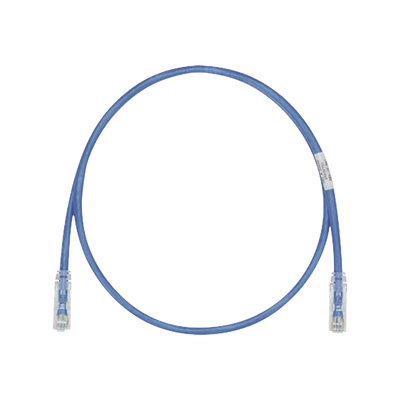 Cable de Parcheo TX6, UTP Cat6, 24 AWG, CM, Color Azul, 10.67 Metros (35 Pies)