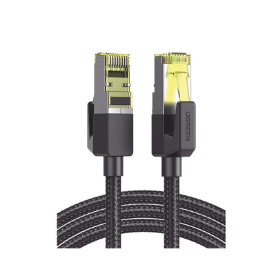Cable Ethernet Cat7 CLASS F/FTP Redondo con Malla de Nylon 5 Metros (16.40 Pies)