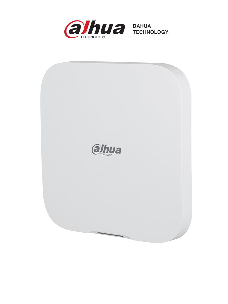 DAHUA DHI-ARC3800H-FW2(915) -Panel de Alarma Hub2 Inalámbrico, Frecuencia 915 MHz, WiFi, Ethernet y 4G, 150 dispositivos, integración con cámaras IP, audio 2 vías, hasta 64 PIR Cams, batería de respaldo, Configuración desde la app