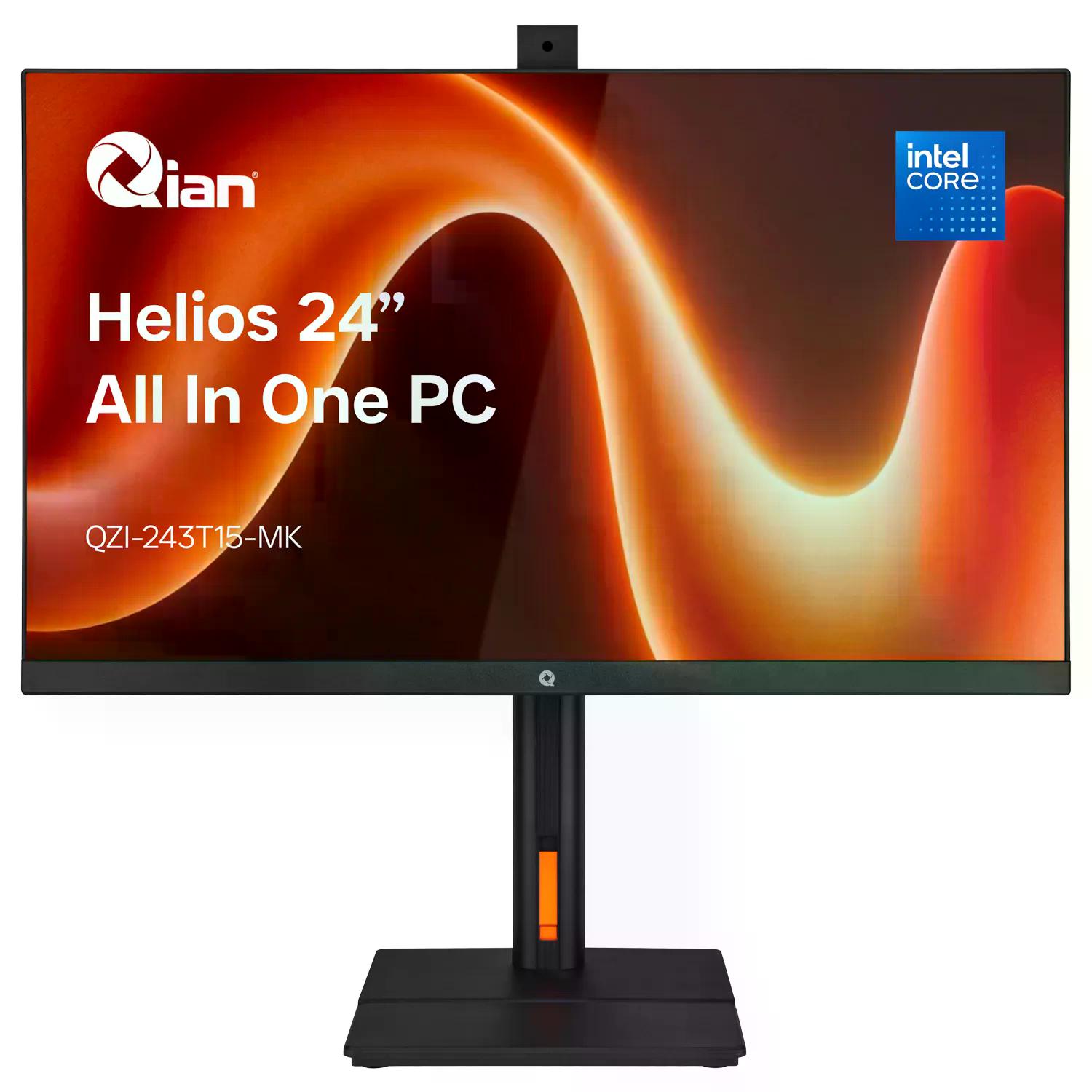 QIAN COMPUTADORA ALL-IN-ONE HELIOS 24" - INTEL CORE I3-1115G4 - 16GB RAM - 512GB SSD - MODELO: QZI-243T15-MK