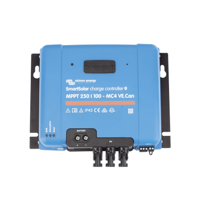 SmartSolar MPPT 250/100-MC4. Controlador Solar MPPT 100A, Voltaje: 48 Vcc. Para uso con Inv. Cargadores Victron