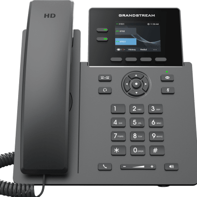 TELÉFONO IP GRADO OPERADOR DE 2 LÍNEAS / GRP2610 / APROVISIONAMIENTO SIN INTERVENCIÓN / 8 BOTONES VIRTUALES MULTIUSO / PANTALLA LCD A COLOR / SEGURIDAD CARRIER-GRADE / AUDIO HD / CONFERENCIA DE AUDIO 5 VÍAS / COMPATIBLE CON GDM