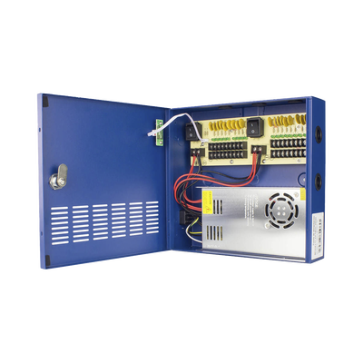 Fuente de Poder Profesional HEAVY DUTY @ 30 Amperes / 18 canales / Hasta 2.5 Amperes por Salida / Protección Contra Sobrecargas / Filtro de Ruido por Canal / Aprobaciones: IEC/EN/UL/CSA, 60950 GB4943. 