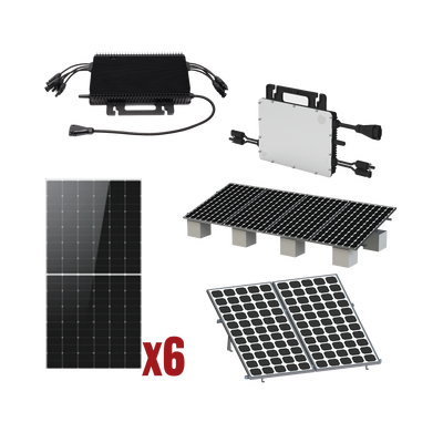 Kit Solar Interconexion  / 3kW  220Vca / Microinversores HOYMILES / Montaje Incluido  