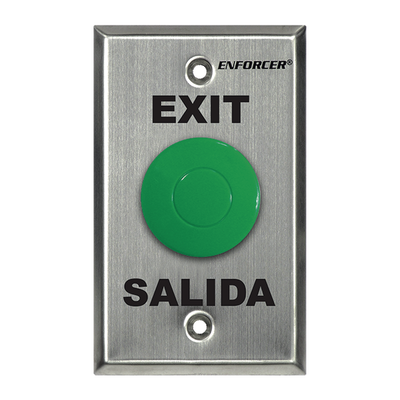 Botón Tipo Hongo / Color Verde / Relevador  NO, NC, COM