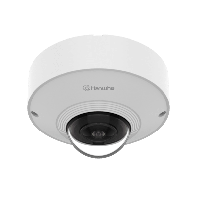 Cámara Fisheye AI 12MP / 1/1.6" CMOS / Lente Fijo 1.76 mm / WDR 120dB / IP66 IK10 NEMA4X / Detección de Personas y Vehículos / Compatible con H.265 H.264 MJPEG / PoE