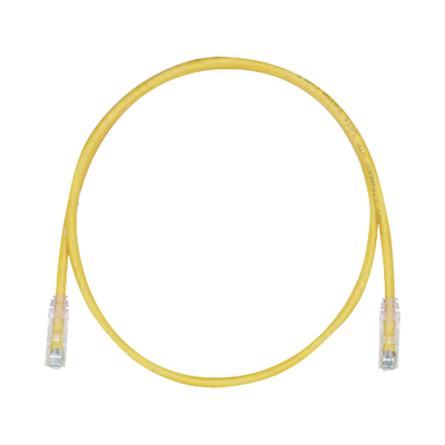 Cable de Parcheo TX6, UTP Cat6, 24 AWG, CM, Color Amarillo, 4.57 Metros (15 Pies)