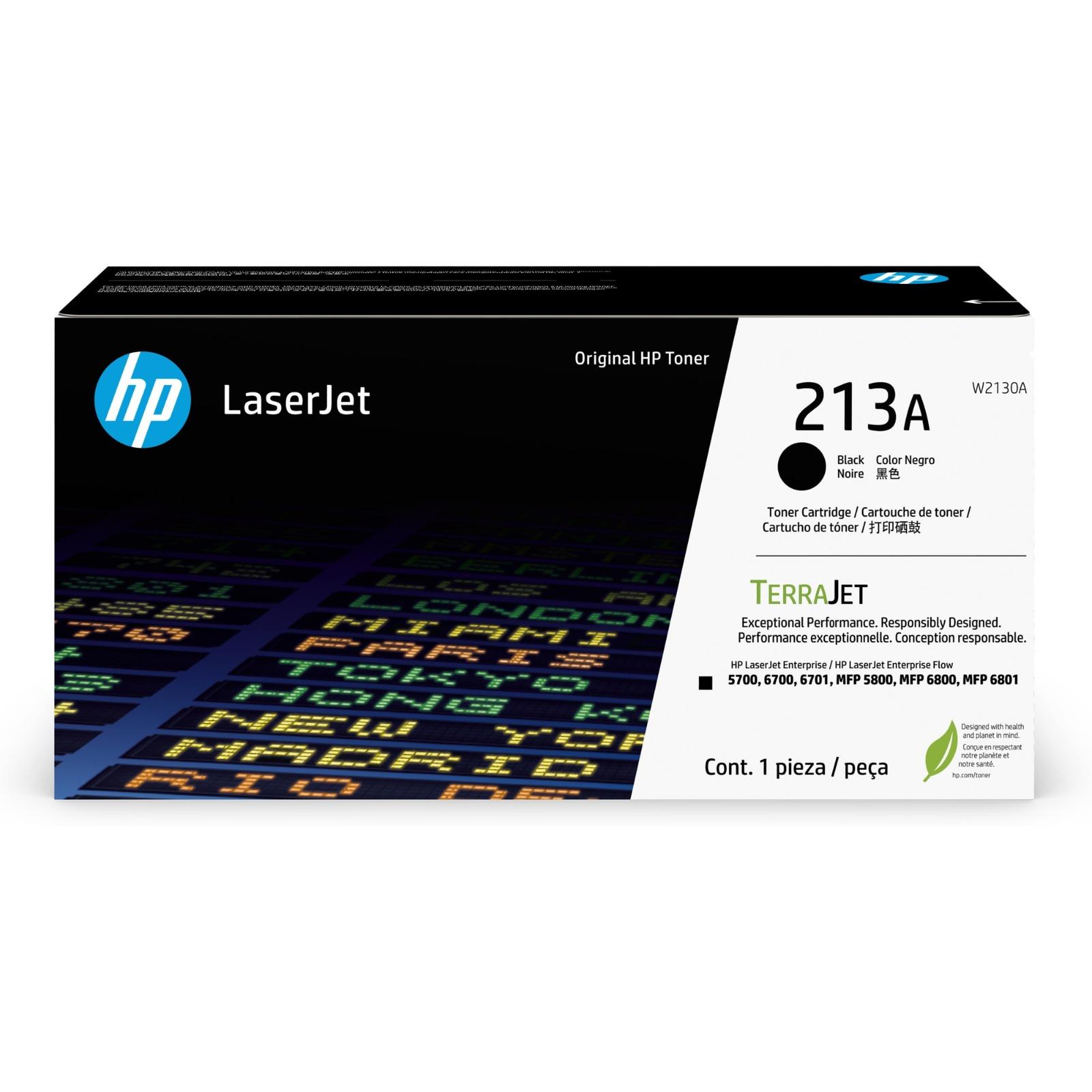 TONER HP 213A LASERJET NEGRO PARA 5700 6700 MFP 5800 6800 W2130A