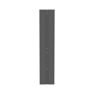 Tapa Final de Fila, Para Organizador Vertical PR2V PatchRunner™ 2, de 45 UR, Color Negro