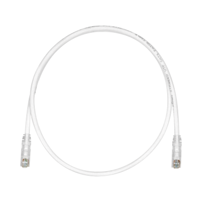Cable de Parcheo TX6, UTP Cat6, 24 AWG, CM, Color Blanco Mate, 50 cm (19.69 pulgadas)