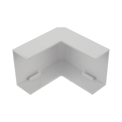 Esquinero exterior color blanco de PVC auto extinguible  para canaletas TMK1735, TMK1735SD (5310-02001) 