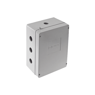 Caja de Unión de Aluminio con 5 salidas de 3/4" / 1 Izq_1 Der_3 Abajo.