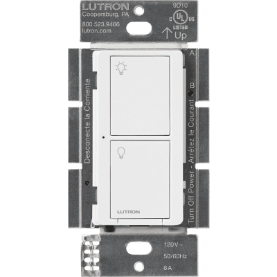 (Caseta Wireless) Interruptor Inteligente On/Off, requiere cable neutro. 6A, /120V