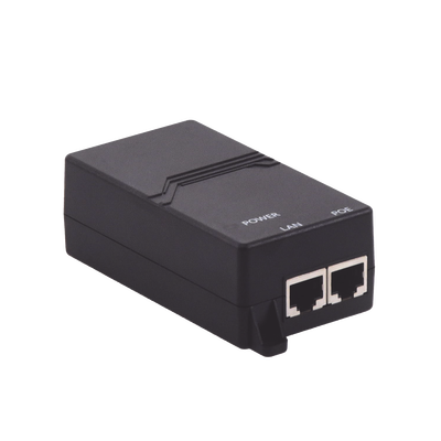 Inyector PoE Pasivo 48vcc Gigabit para APs Grandstream hasta 24W GWN7605, GWN7605LR, GWN7615, GWN7630, GWN7630LR, GWN7660, GWN7660LR y GWN7664.