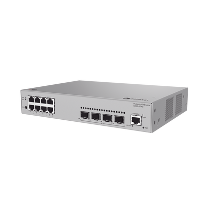 Switch de Acceso eKit Administrable Capa 2 / 8 Puertos Gigabit / 4 Puertos SFP / 1 Puerto de Consola / Gestión Gratuita desde la Nube / Libre de Licenciamiento