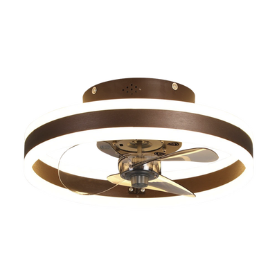 Ventilador de Techo con Luminario LED de  110 V CA 50/60 Hz / 4500 Lm / 6500 - 4 000 - 2 700 K / 3 Tonos de Luz / 3 Velocidades / Dimeable.