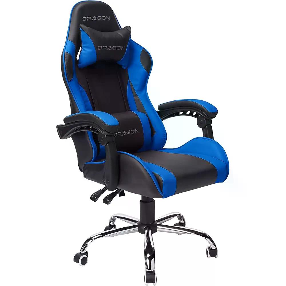 SILLA GAMER NEXTEP FALKOR NE-461A ERGONÓMICA COLOR NEGRO-AZUL